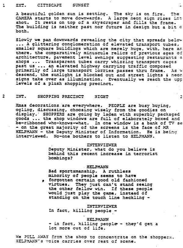 Page One: ‘Brazil’ (1985)