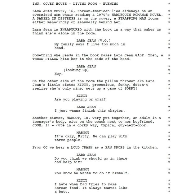 Page One: “To All the Boys I’ve Loved Before” (2018)