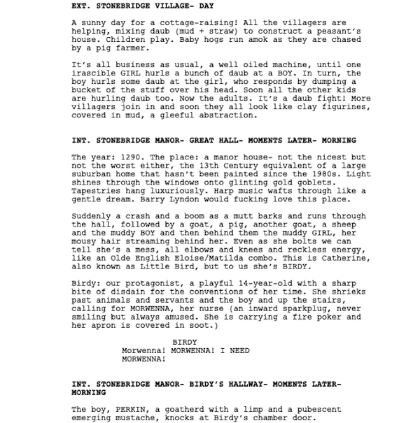Page One: “Catherine Called Birdy” (2022)