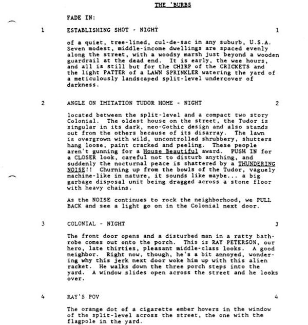 Page One: “The ‘Burbs” (1989)