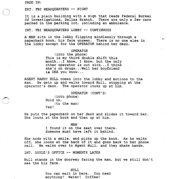 Page One: “Frailty” (2001)