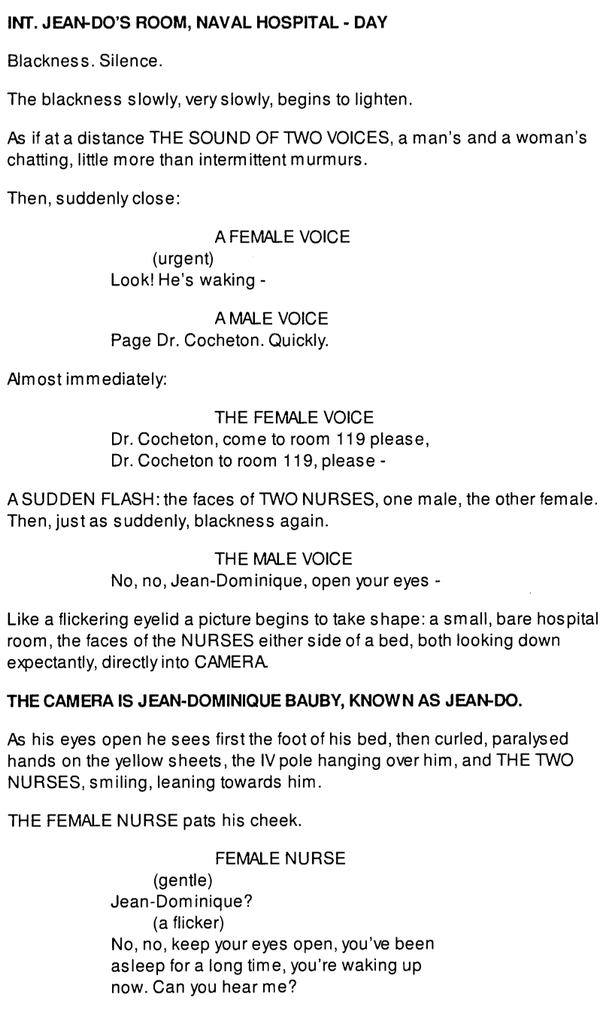 Page One: ‘The Diving Bell and the Butterfly’ (2007)