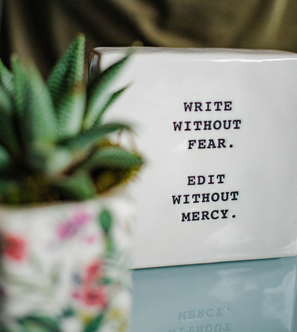 To Write, Stop Thinking