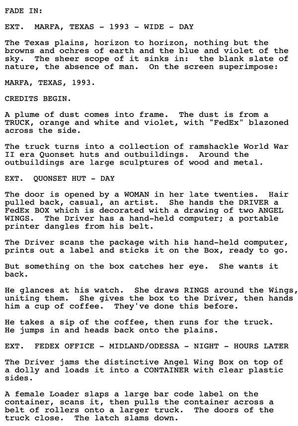 Page One: “Cast Away” (2000)