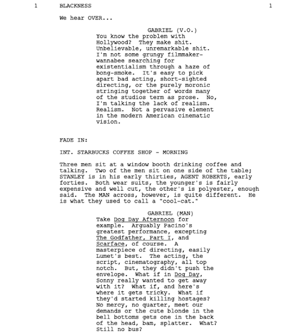 Page One: “Swordfish” (2001)