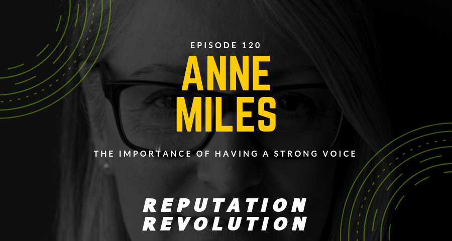 121 The importance of having a strong voice with Anne Miles