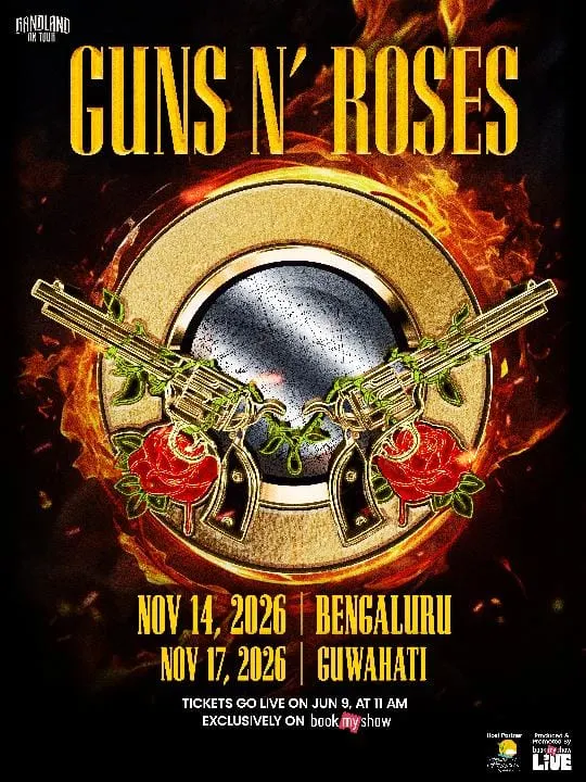 Iconic rock band Guns N’ Roses coming to Bengaluru, Guwahati