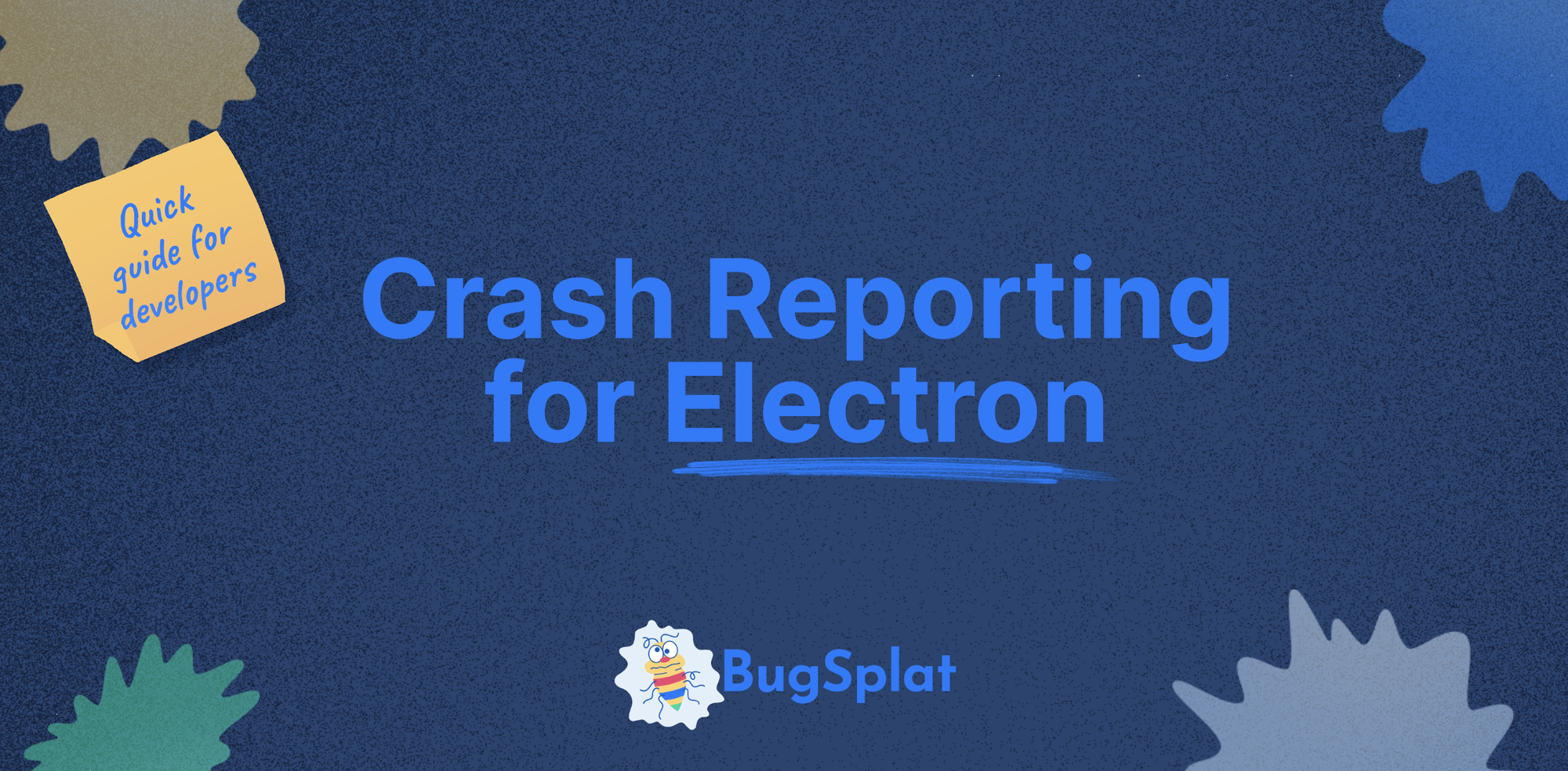 Crash Reporting for Electron