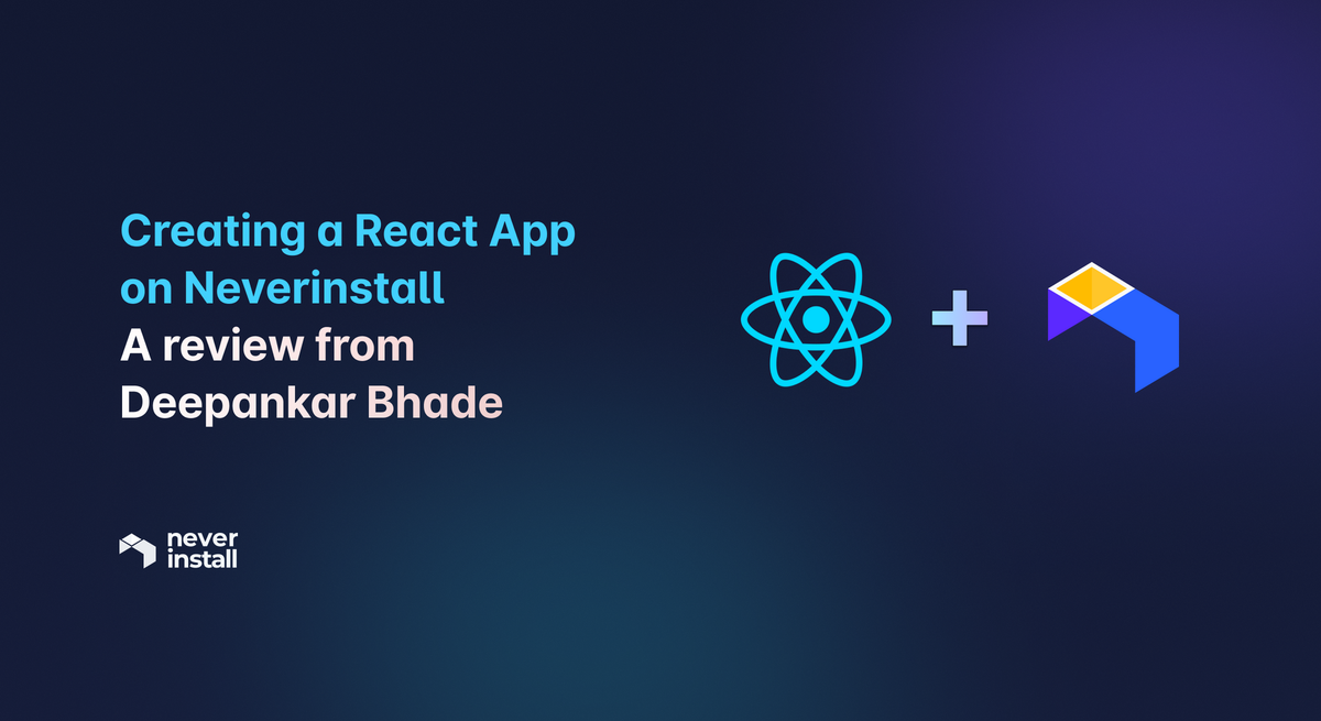 Creating a React App