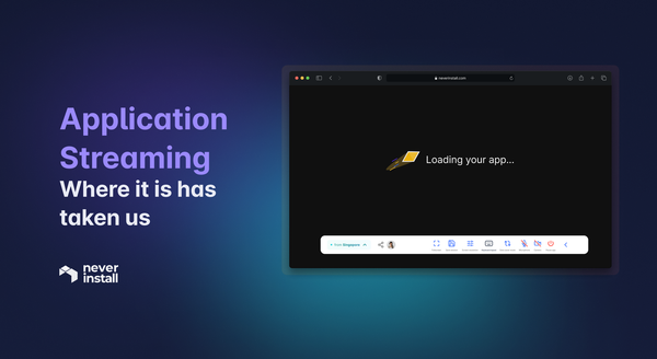 Application streaming