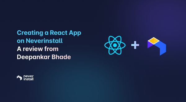 Creating a React App