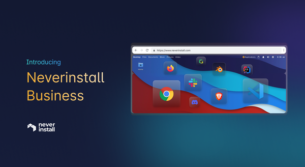 Introducing Neverinstall Business