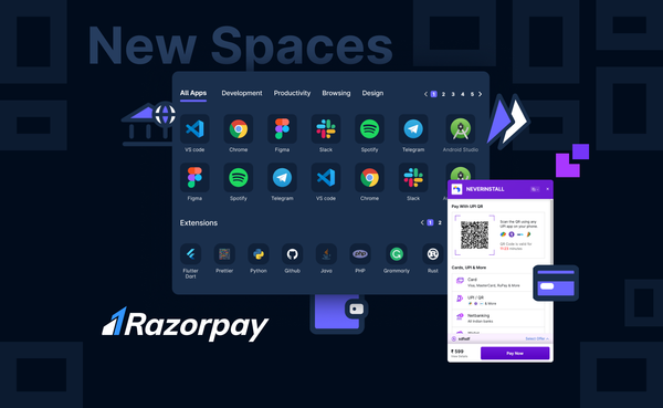 Introducing new Spaces UI & Razorpay Integration