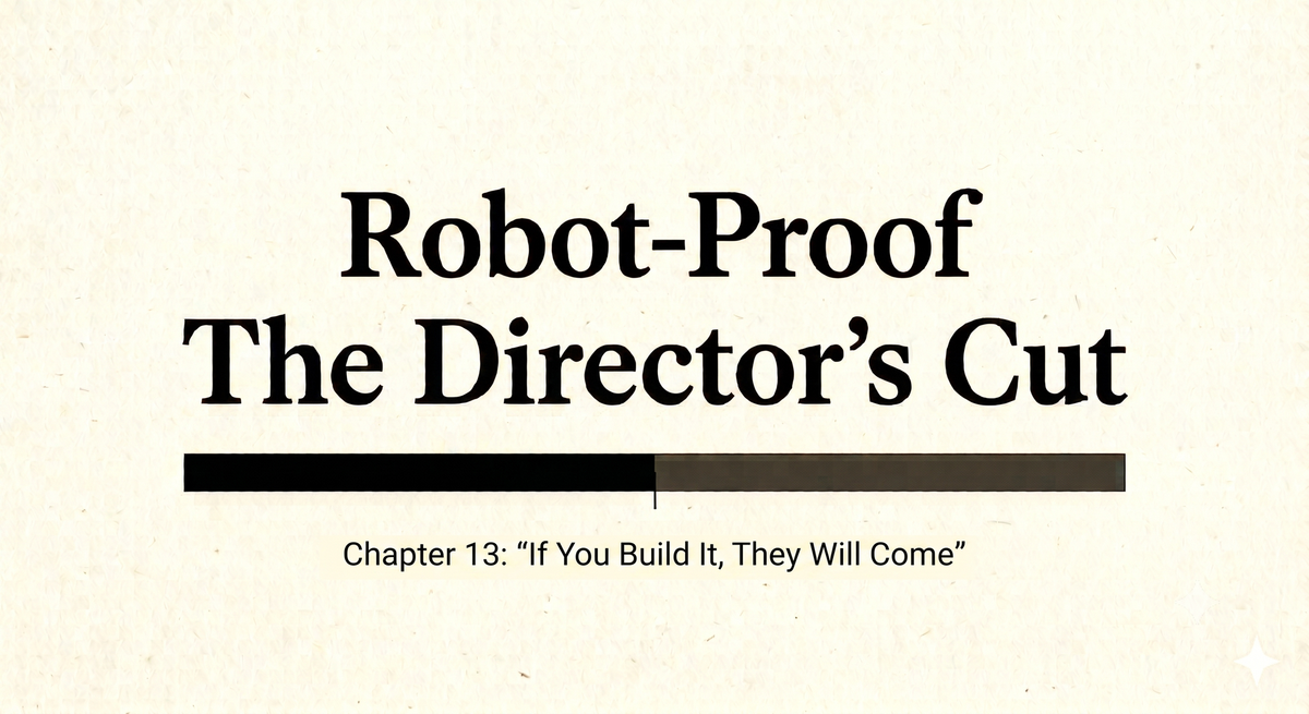 Robot-Proof Director's Cut Chp 13: If You Build It...