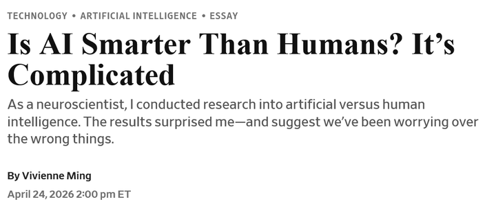 WSJ: The Secret to Thriving With AI Has Nothing to Do With IQ