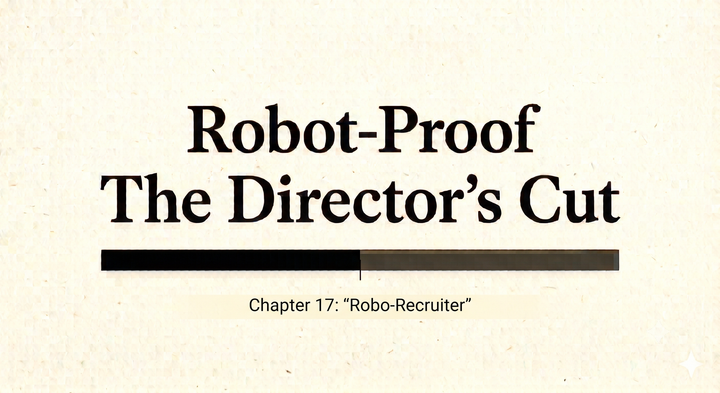 Robot-Proof Director's Cut Chp 17: Robot-Recruiter