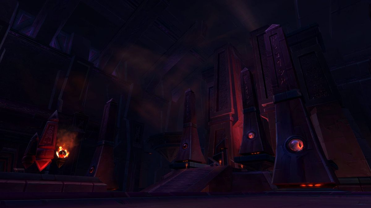 Ny'alotha - one of the most impressive looking raid interiors in WoW and still one of my favourites