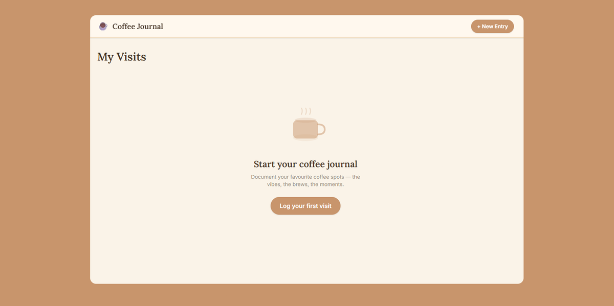 Coffee Shop Log with Claude ☕