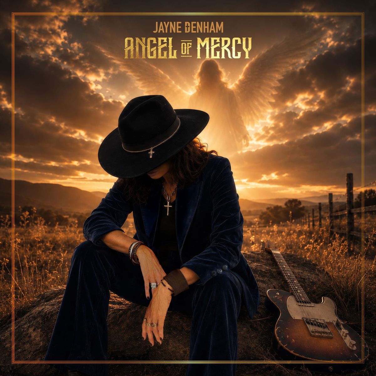Jayne Denham's Road to Redemption Begins With "Angel of Mercy" and Rock Hitmaker Marti Frederiksen