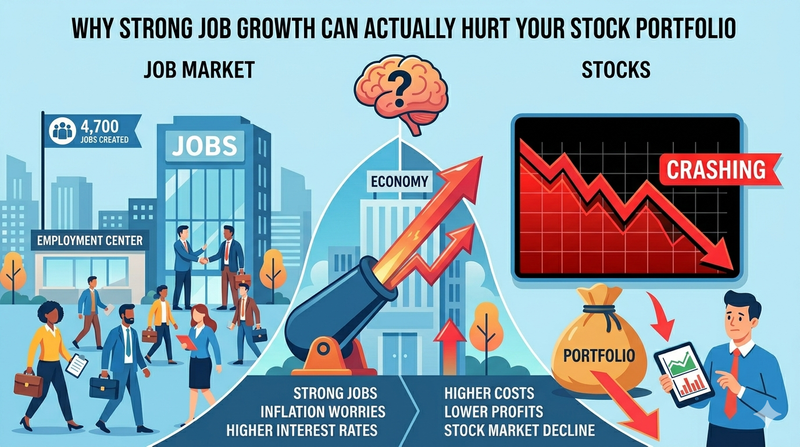 Why Strong Job Growth Can Actually Hurt Your Stock Portfolio