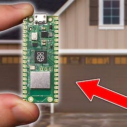 Youtube thumbnail showing a Raspberry Pi Pico W
