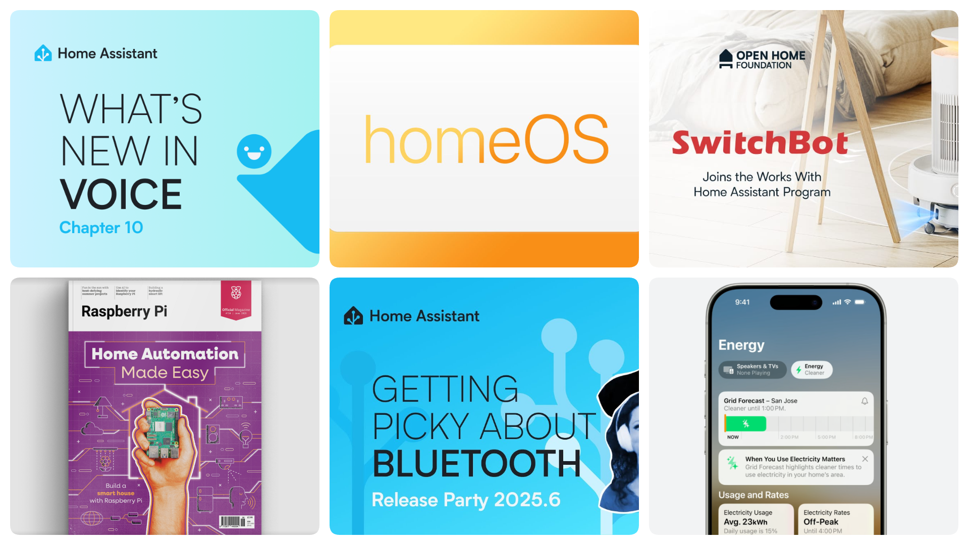 News stories in little squares