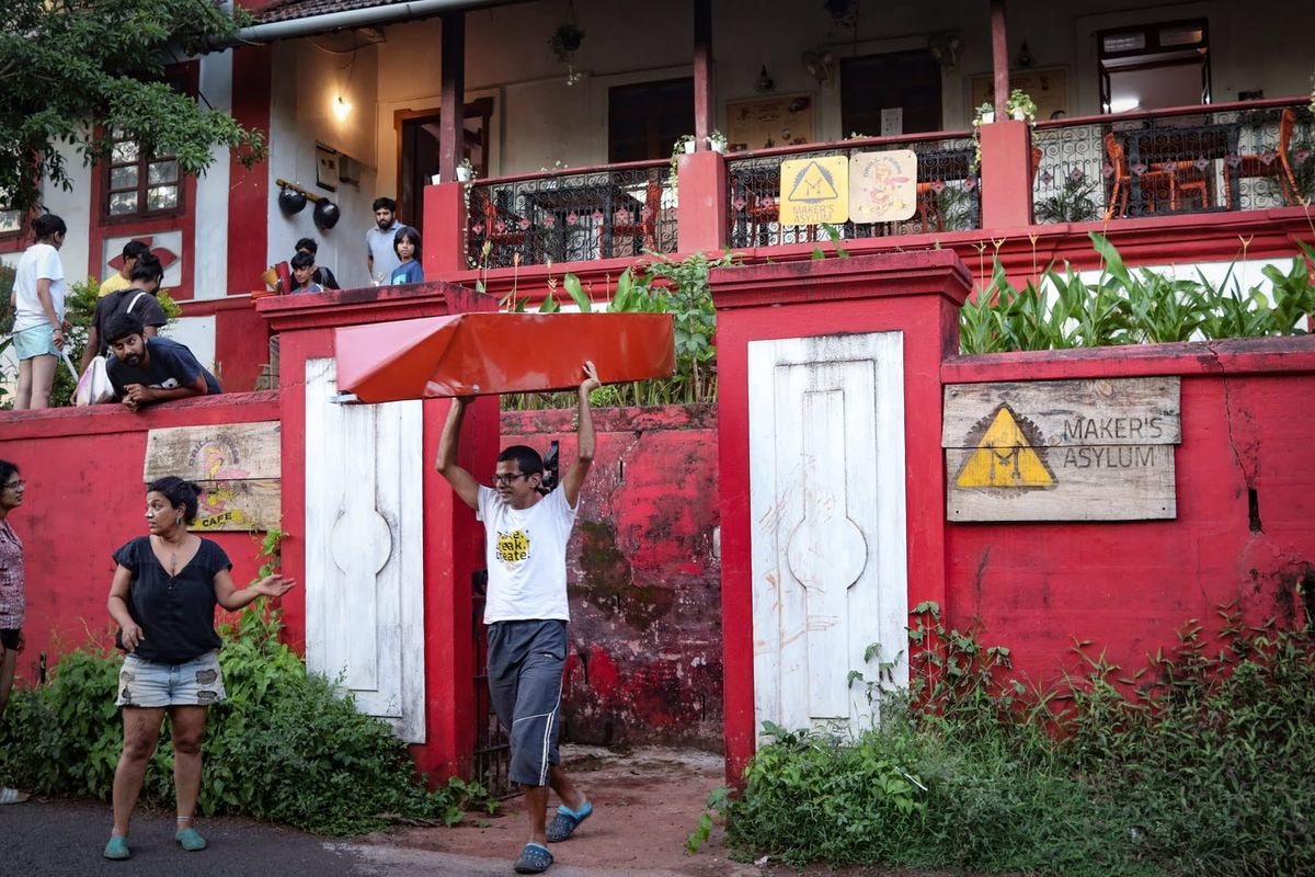 Makerville Conf v4 happening at Maker's Asylum Goa!