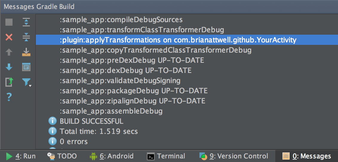 gradle build messages image