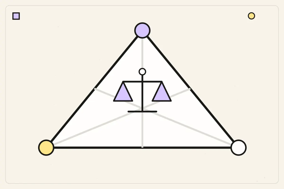 Illustration éditoriale — Quantité vs qualité en content marketing : trouver le bon équilibre