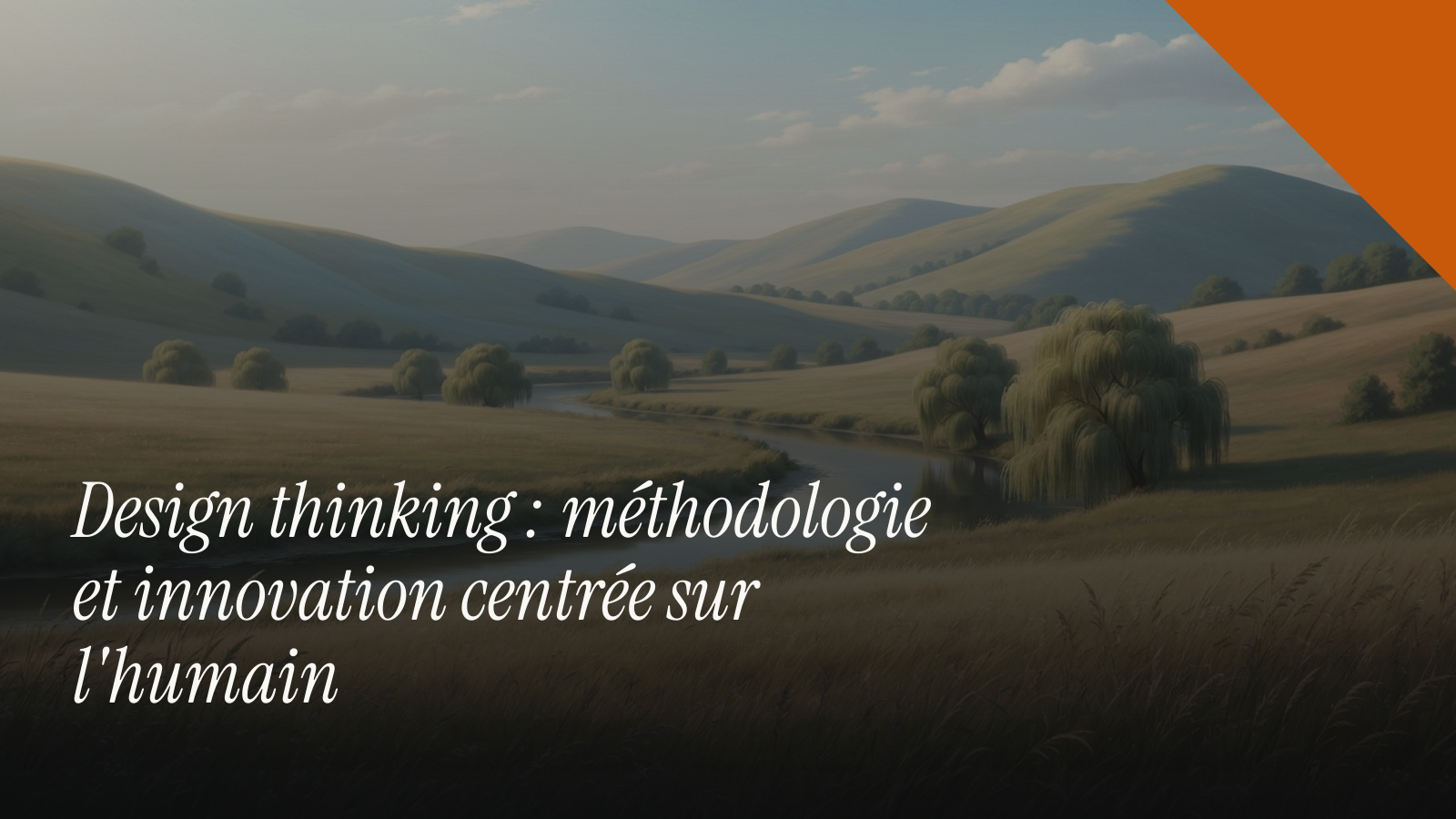 Design thinking : méthodologie et innovation centrée sur l'humain