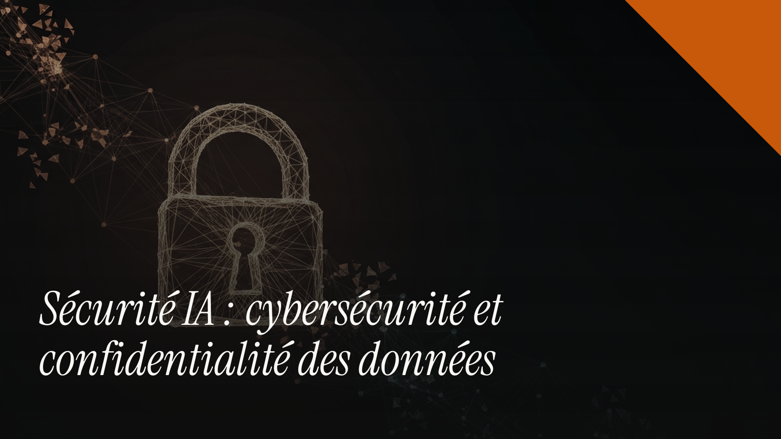 Sécurité IA : cybersécurité et confidentialité des données