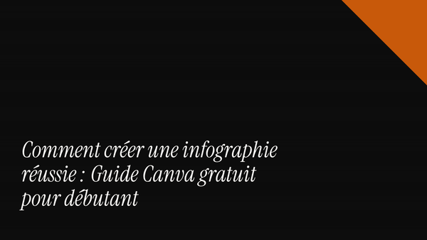 Comment créer une infographie réussie : guide Canva gratuit pour débutant