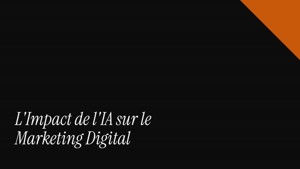 L'impact de l'IA sur le marketing digital