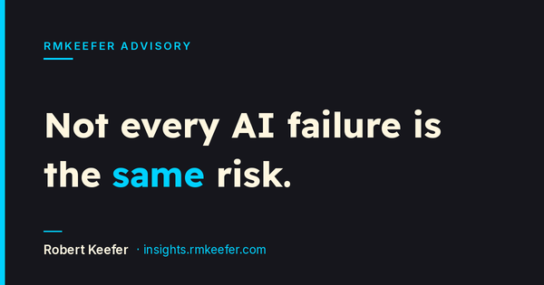 An AI That Invents a Citation and an AI That Outs a Person Are Not the Same Risk
