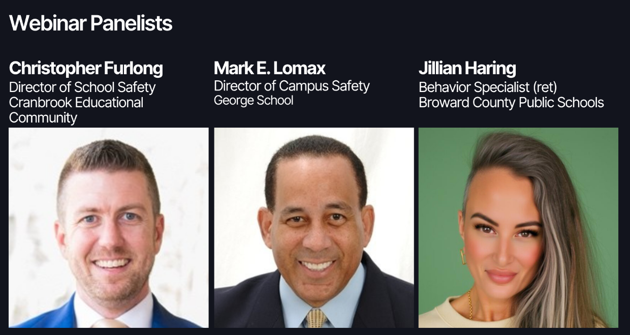 Webinar Transcript: School Safety in Private and Charter Schools