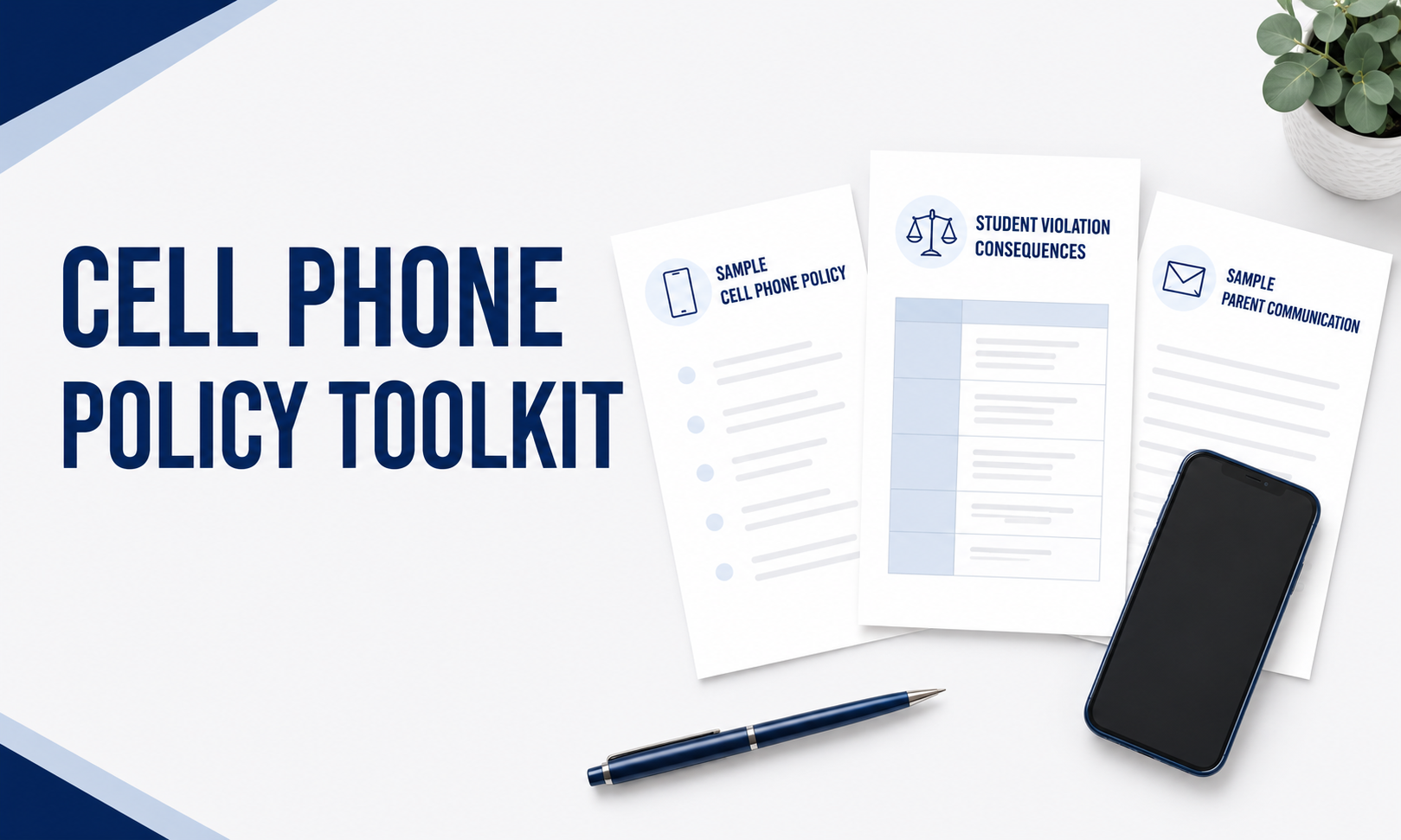 School Cell Phone Policy Toolkit: Sample Documents and Parent Letter