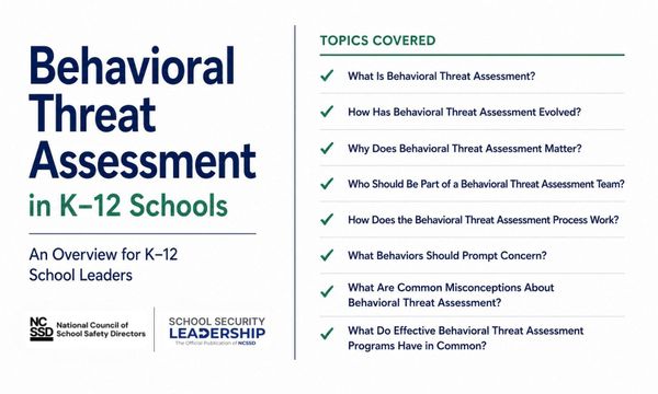 Topic Hub: Behavioral Threat Assessment in K-12 Schools
