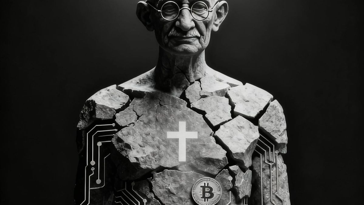 El mito que doma la rebelión: de la cruz al blockchain