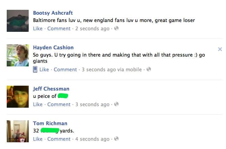 New Rule of Social Media: Don't Miss a Last-Second Field Goal