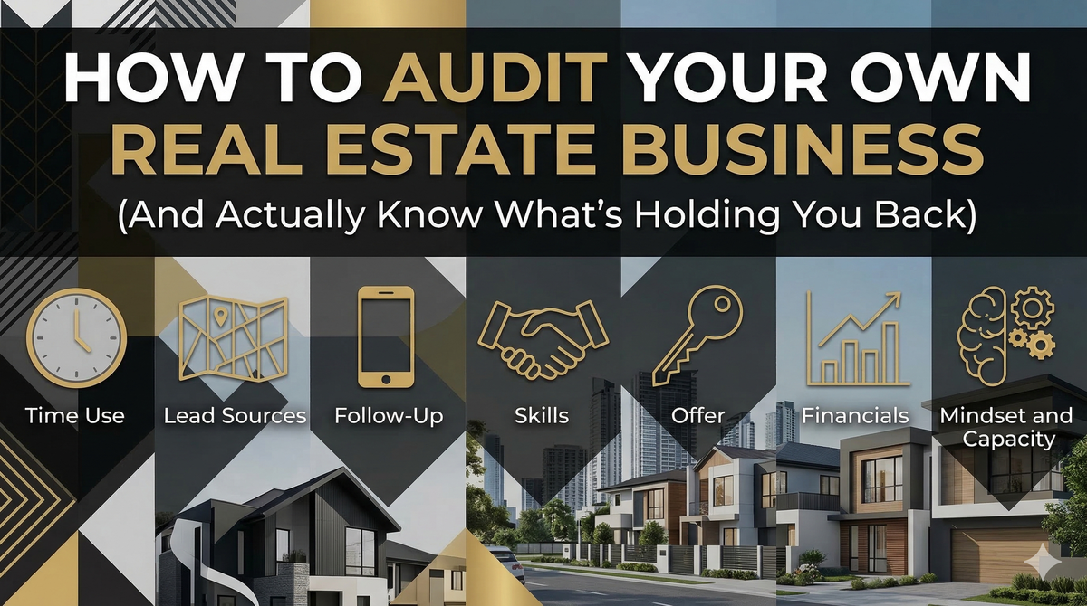 How to Audit Your Own Real Estate Business (And Actually Know What's Holding You Back)
