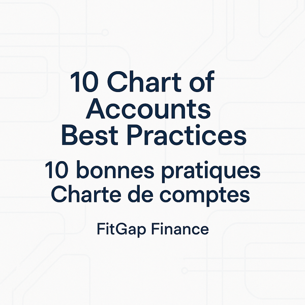 10 bonnes pratiques pour la conception d’une charte de comptes (plan comptable) dans un ERP
