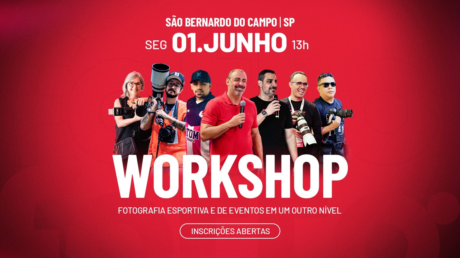 Fotto e Atom Fotografia realizam workshop de fotografia esportiva e de eventos com o apoio da Prefeitura de São Bernardo do Campo