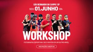 Fotto e Atom Fotografia realizam workshop de fotografia esportiva e de eventos com o apoio da Prefeitura de São Bernardo do Campo