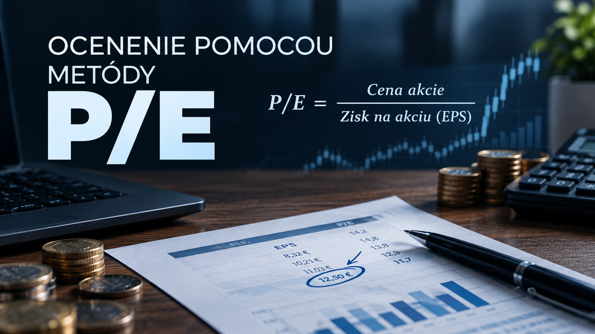 Ocenenie pomocou metódy P/E