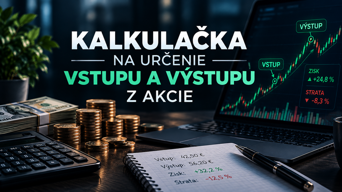Kalkulačka na určenie vstupu a výstupu z akcie