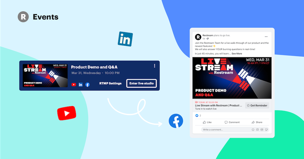 Restream Events: Everything you need to know