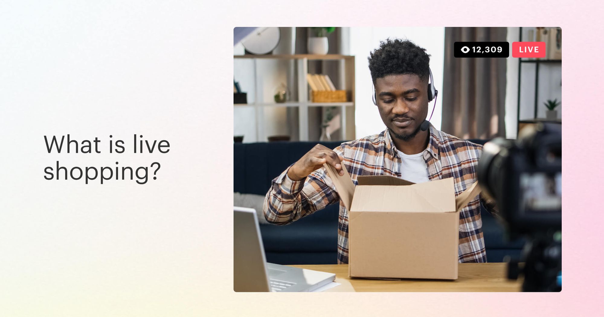 What is live shopping?