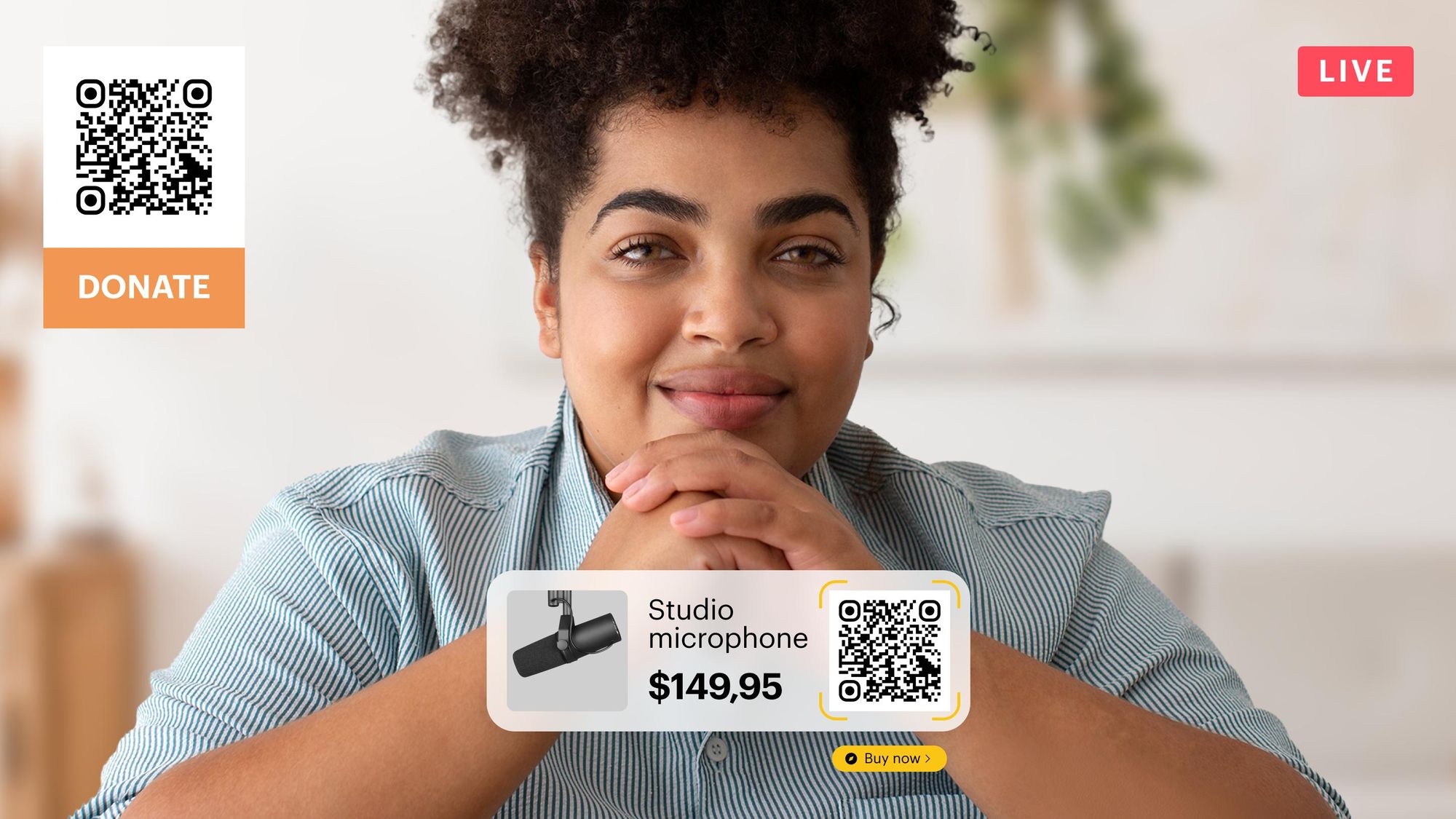 5 ways to use QR codes in your live streams