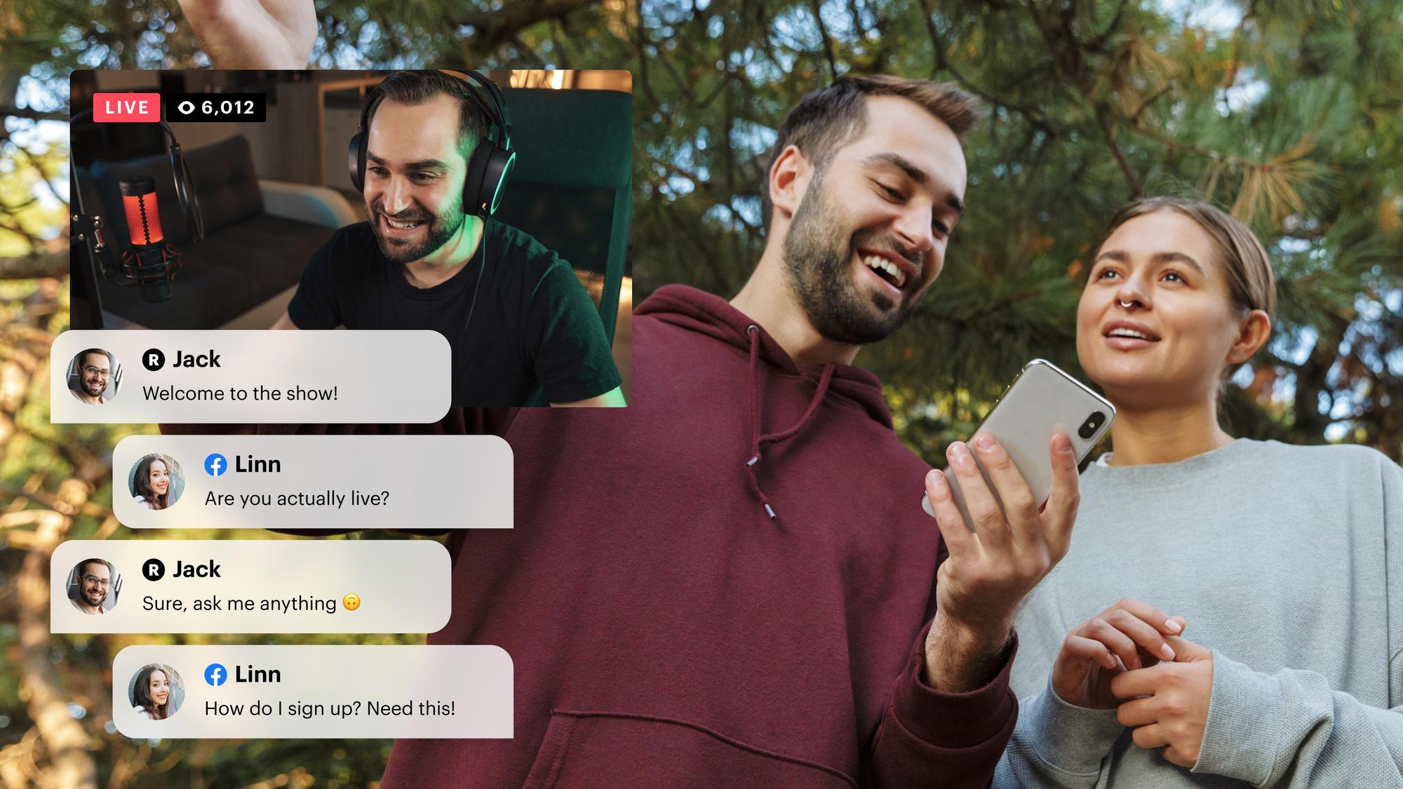 Streaming pre-recorded videos