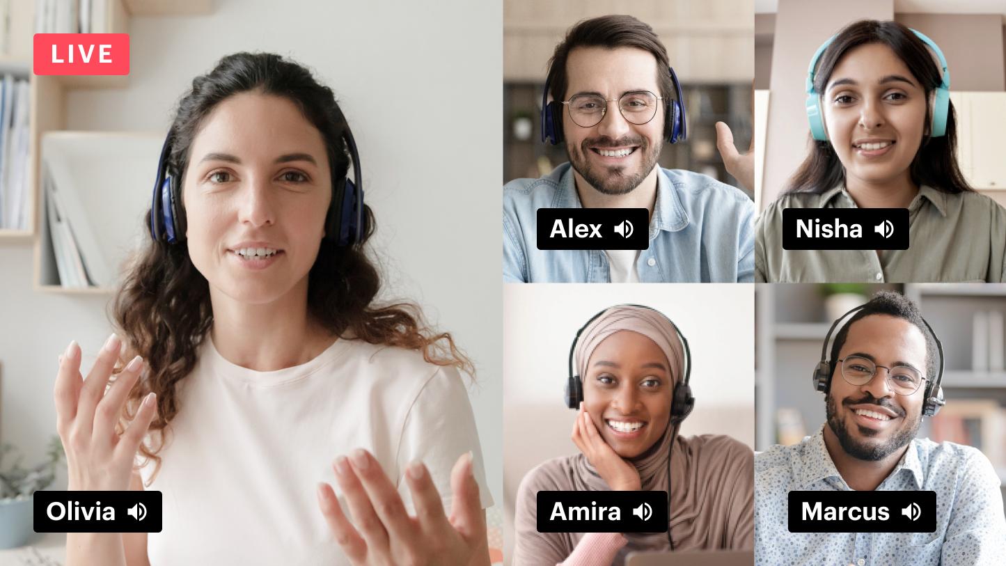 What is a live webinar?